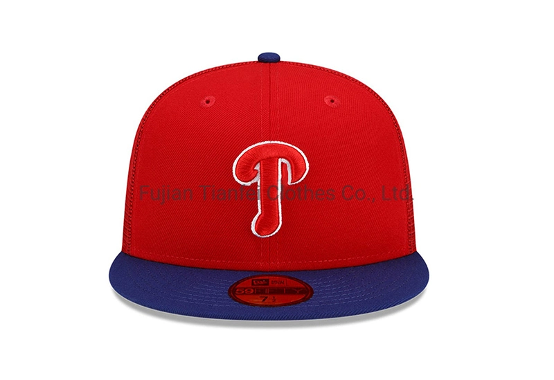 Sports Specialties Men′ S Fitted Hat Red/Royal Baseball Cap