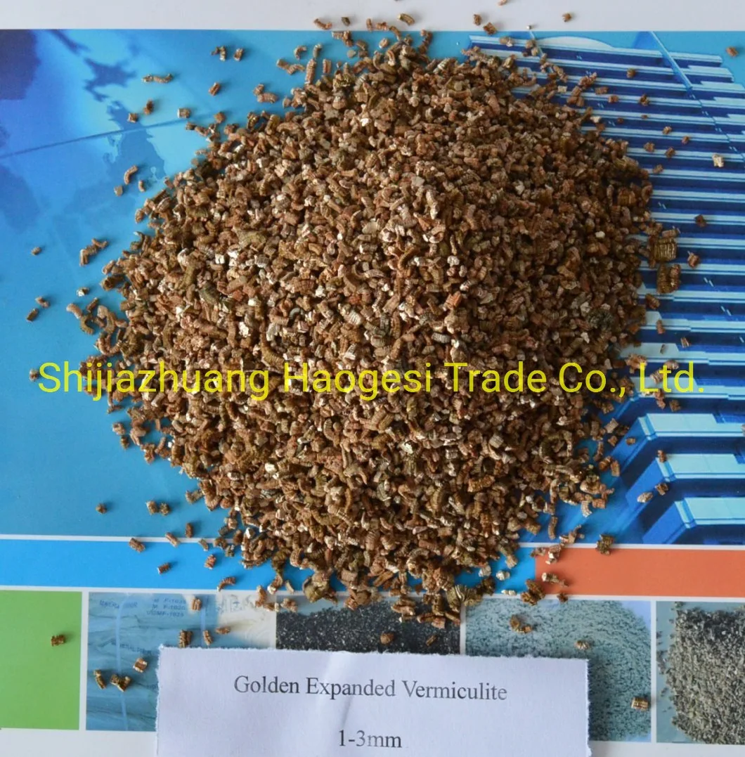 Brake Lining Auto Pad Used Golden and Silvery Expanded Vermiculite